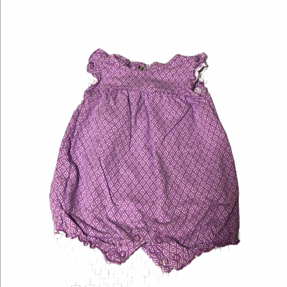 Baby girl Carter’s purple romper